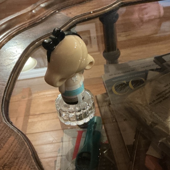 Harajuku Lovers Perfume with Blonde figure and Black and Blue Accents - Picture 2 of 3